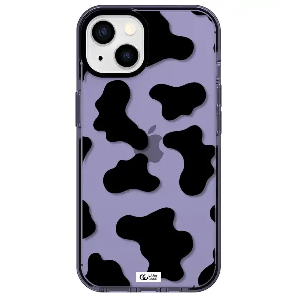 Cow Print Apple iPhone 13 impact Lilac Case