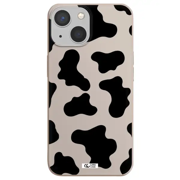 Cow Print Apple iPhone 13 mini Silicone Stone Case