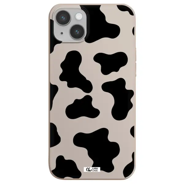 Cow Print Apple iPhone 14 plus Silicone Stone Case