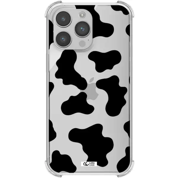 Cow Print Apple iPhone 14 pro Clear PC Case