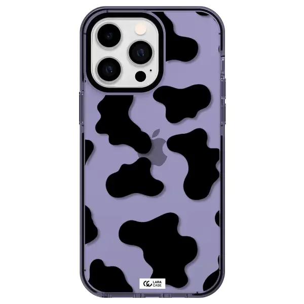 Cow Print Apple iPhone 14 pro max impact Lilac Case