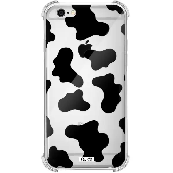 Cow Print Apple iPhone 6 Clear PC Case