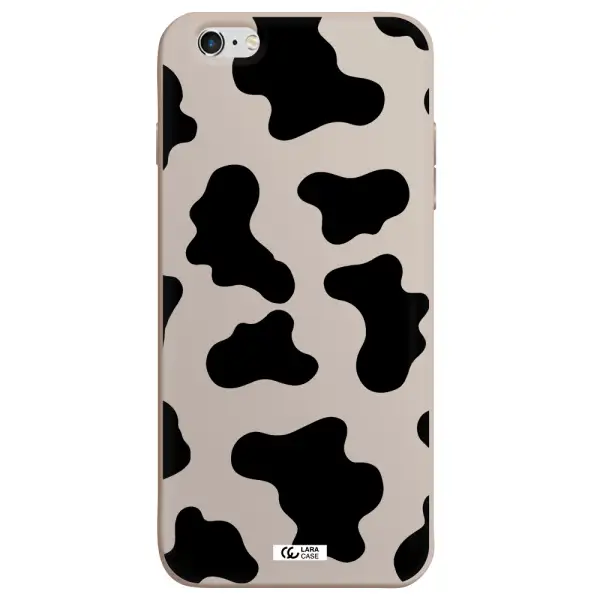 Cow Print Apple iPhone 6 plus Silicone Stone Case