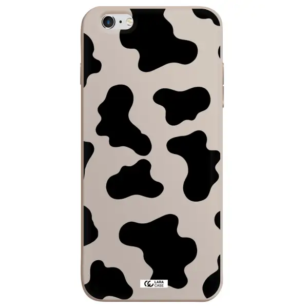 Cow Print Apple iPhone 6 s plus Silicone Stone Case