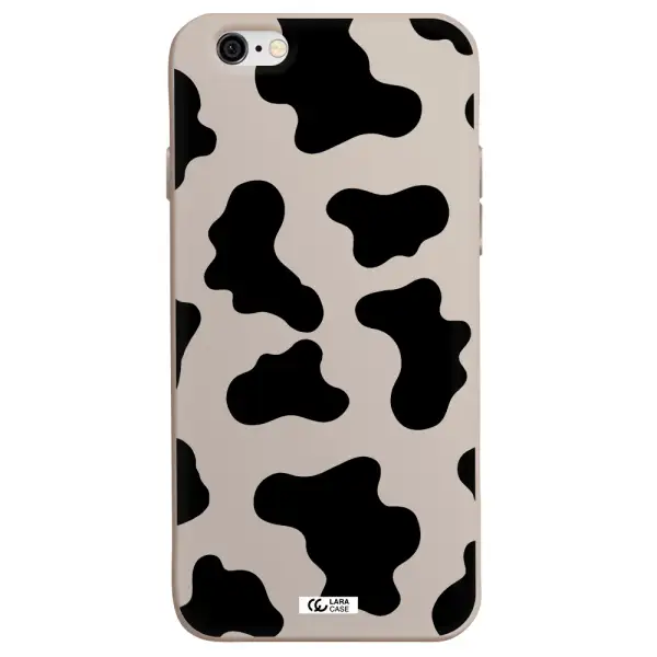 Cow Print Apple iPhone 6 Silicone Stone Case