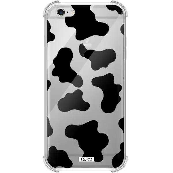 Cow Print Apple iPhone 6S Clear PC Case