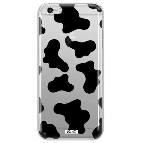 Cow Print Apple iPhone 6S Clear TPU Case