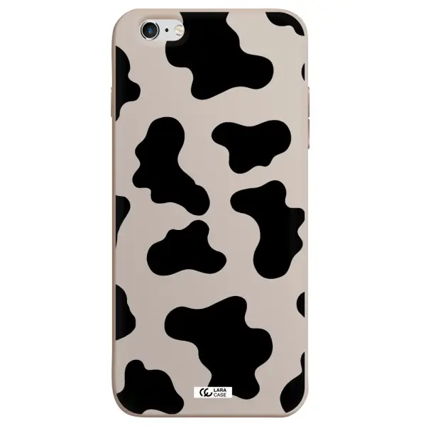 Cow Print Apple iPhone 6S Silicone Stone Case