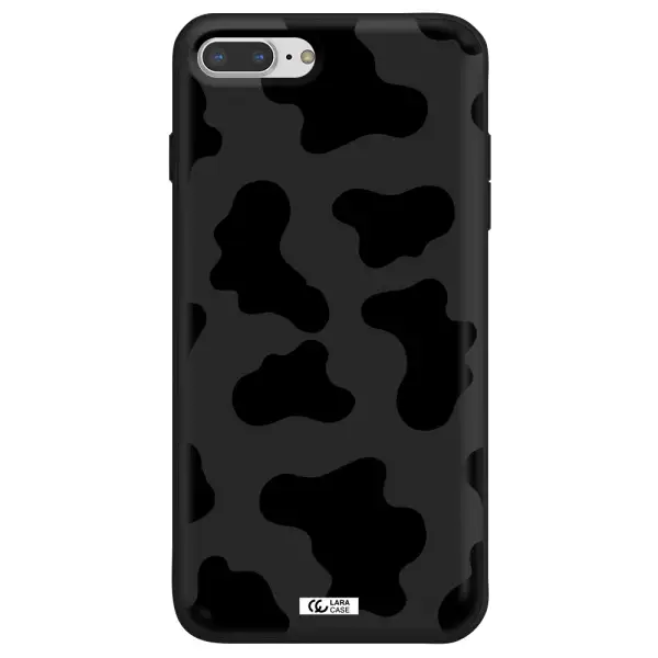 Cow Print Apple iPhone 7 plus Silicone black Case