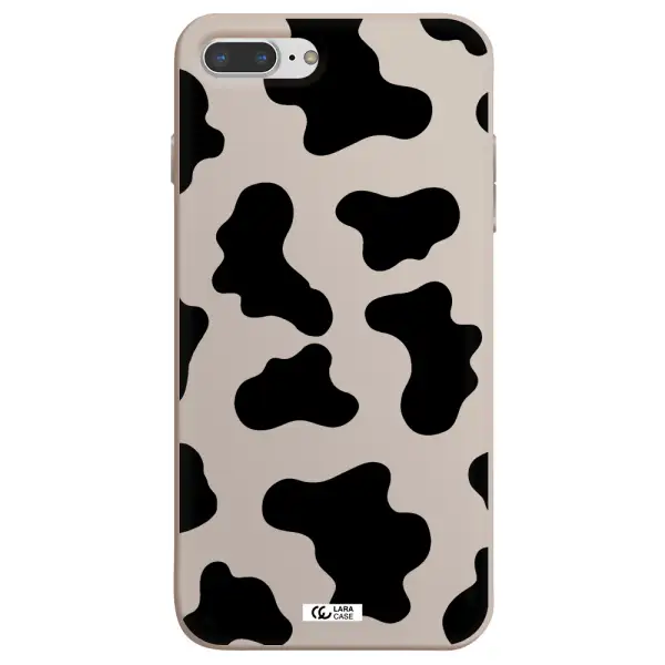 Cow Print Apple iPhone 7 plus Silicone Stone Case