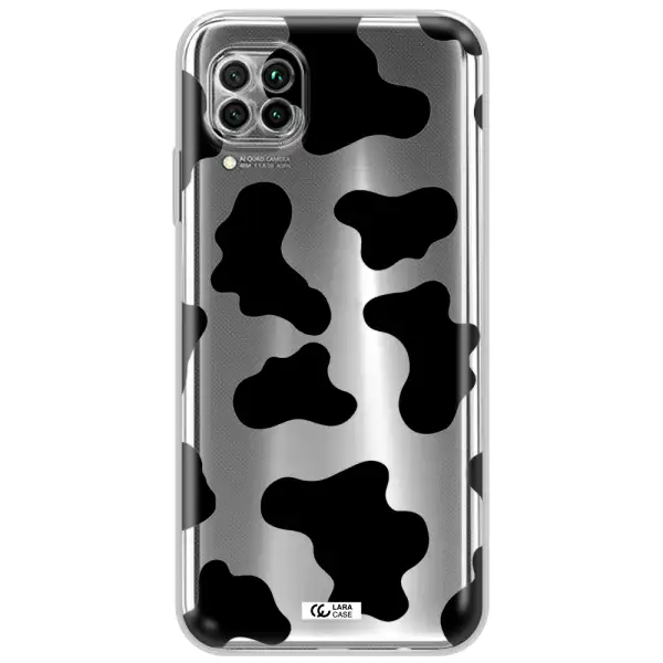 Cow Print Huawei Nova 7I Clear Tpu Case