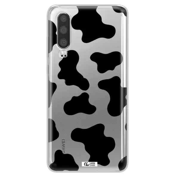 Cow Print Huawei P30 Clear TPU Case