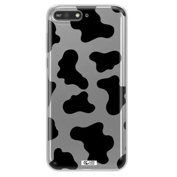 Cow Print Huawei Y6 2018 Clear TPU Case