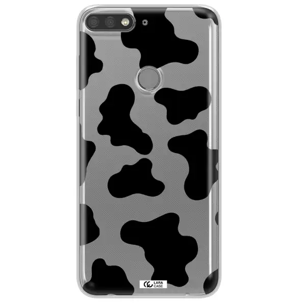 Cow Print Huawei Y7 Prime 2018 Clear TPU Case