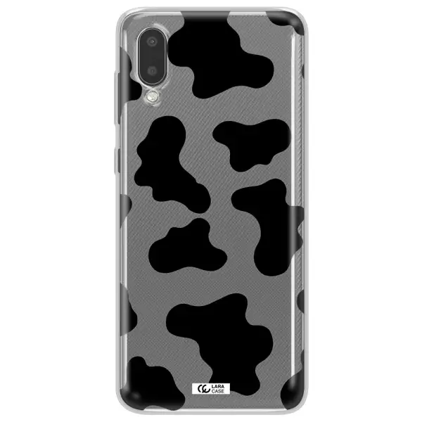 Cow Print Samsung A02 Clear TPU Case