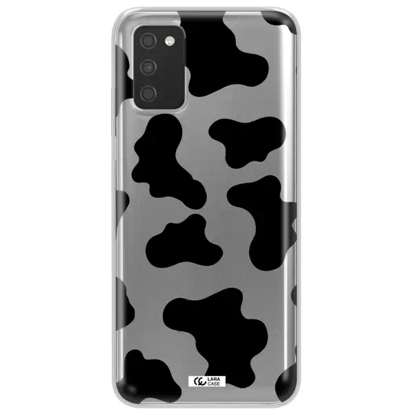 Cow Print Samsung A03S Clear TPU Case