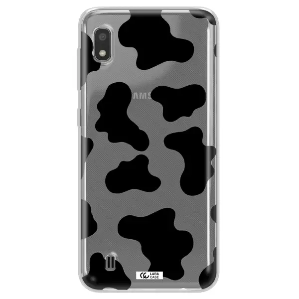 Cow Print Samsung A10 Clear TPU Case