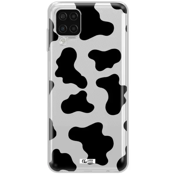 Cow Print Samsung A12 4g Clear TPU Case