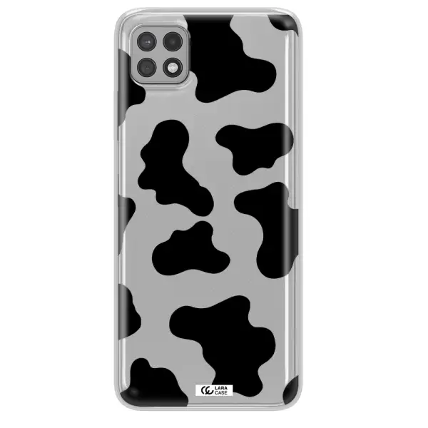 Cow Print Samsung A22 5g Clear TPU Case