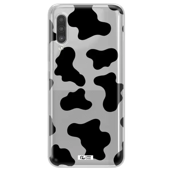 Cow Print Samsung A90 Clear TPU Case