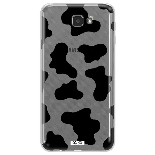 Cow Print Samsung J7 Prim Clear TPU Case
