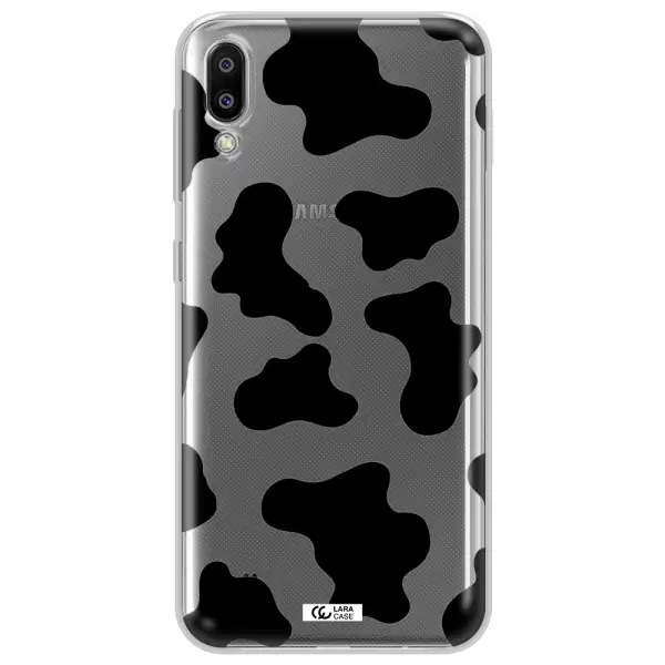 Cow Print Samsung M10 Clear TPU Case