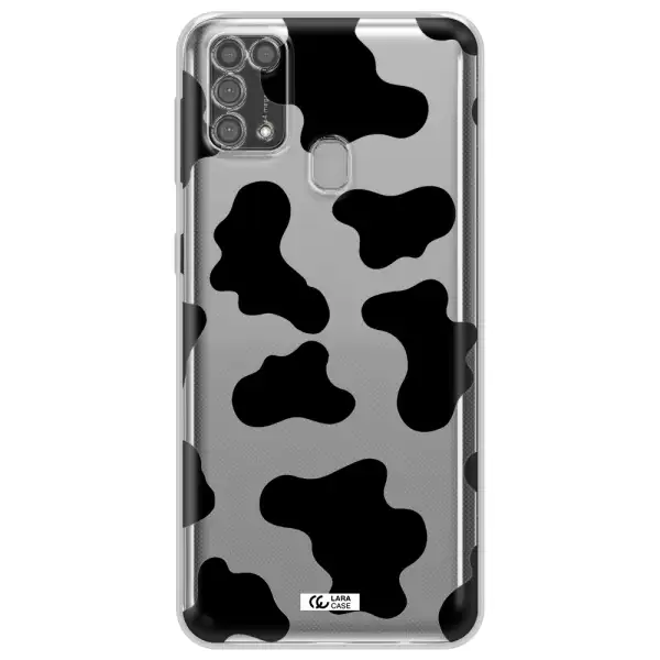 Cow Print Samsung M31 Clear TPU Case