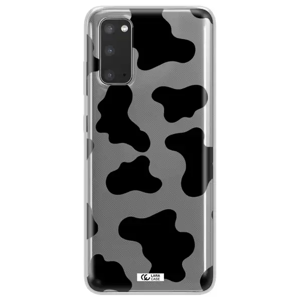 Cow Print Samsung S20 Clear TPU Case