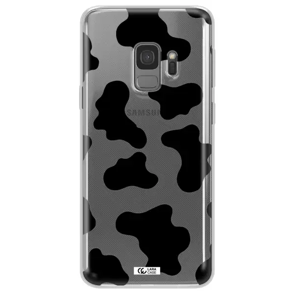 Cow Print Samsung S9 Clear TPU Case