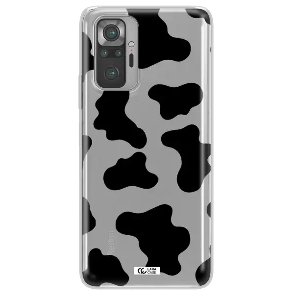 Cow Print Xiaomi Note 10 Pro Clear TPU Case