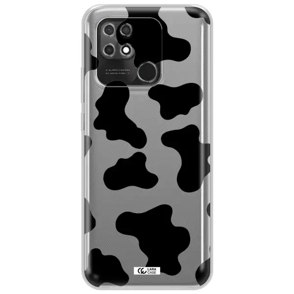 Cow Print Xiaomi Redmi 10C Clear TPU Case