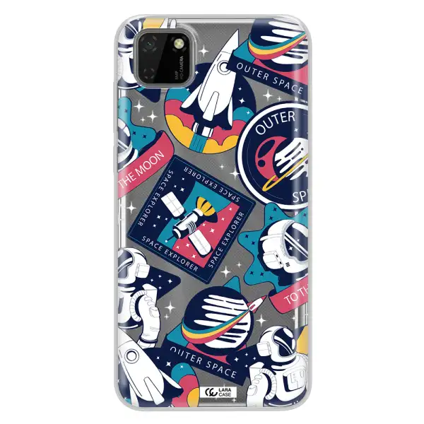 Astronaut Stickers Huawei Honor 9S Clear TPU Case