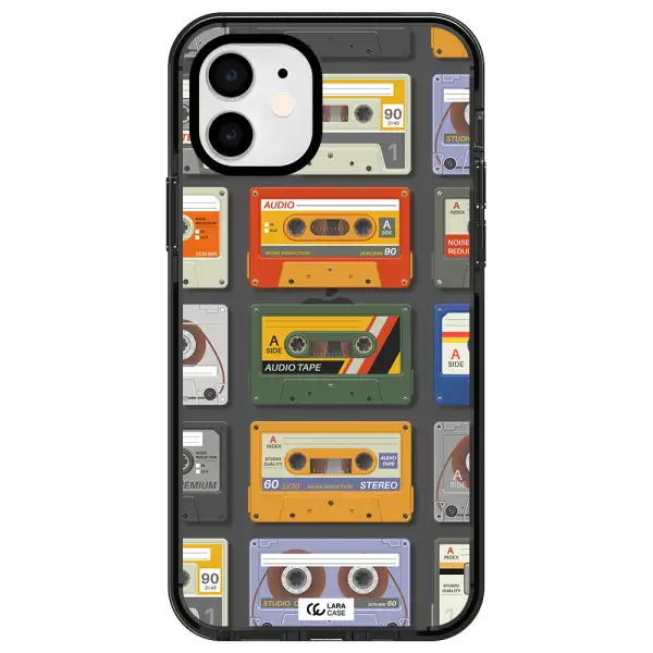 All My Cassettes Apple iPhone 11 impact Smoke Black Case