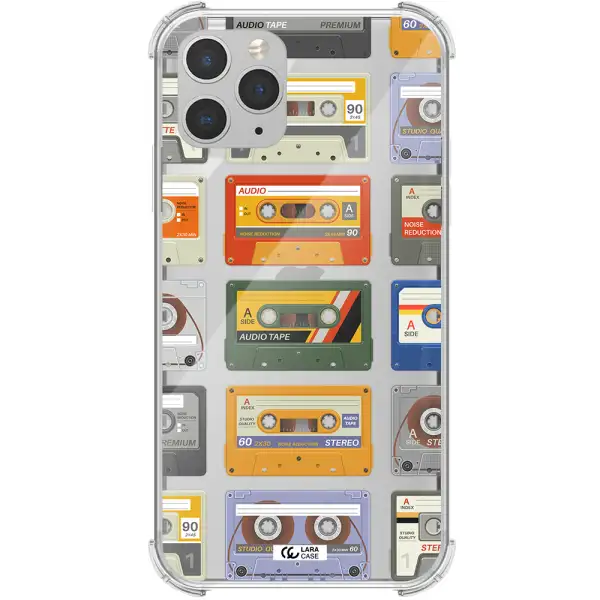 All My Cassettes Apple iPhone 11 pro Clear PC Case