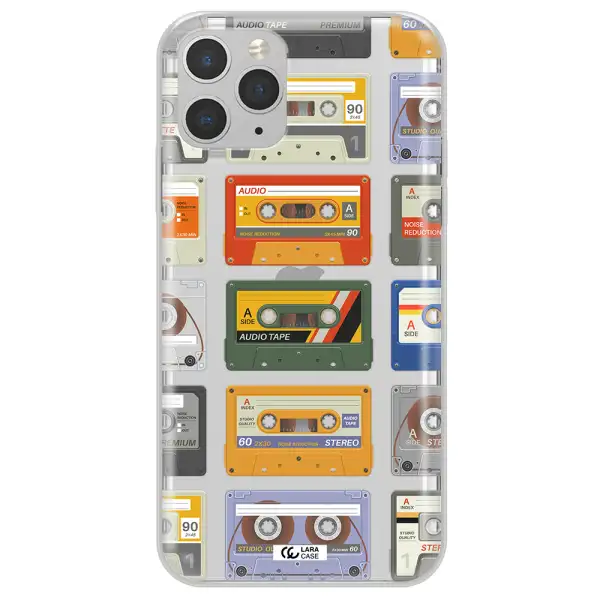 All My Cassettes Apple iPhone 11 pro max Clear TPU Case