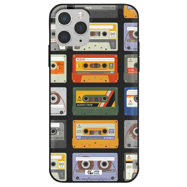 All My Cassettes Apple iPhone 11 pro Silicone black Case