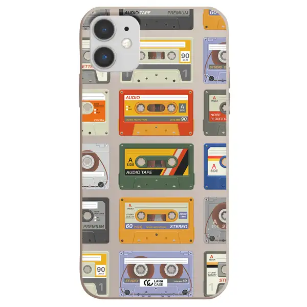 All My Cassettes Apple iPhone 11 Silicone Stone Case