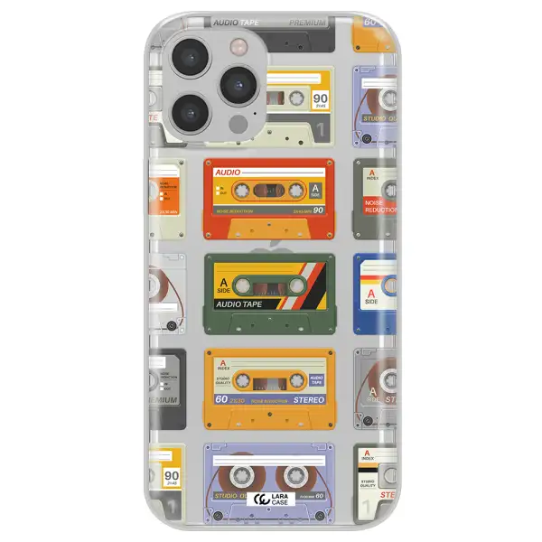 All My Cassettes Apple iPhone 12 pro Clear TPU Case