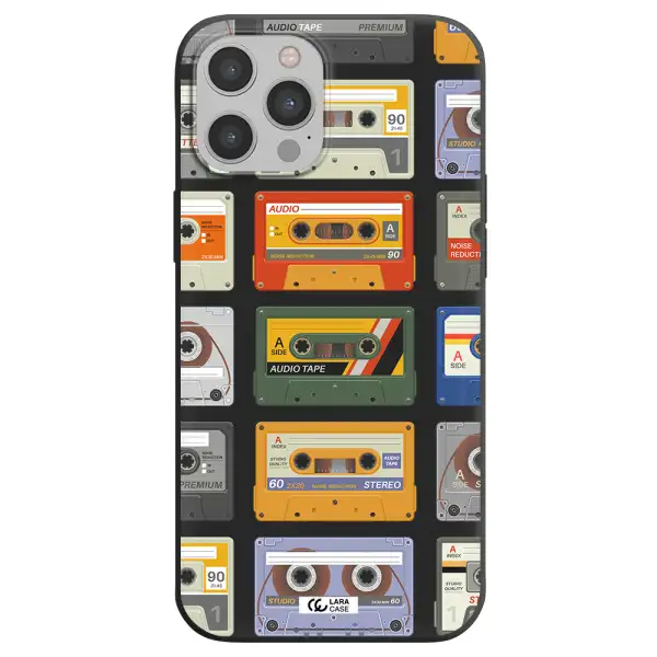 All My Cassettes Apple iPhone 12 pro Silicone black Case