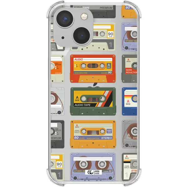 All My Cassettes Apple iPhone 13 Clear PC Case