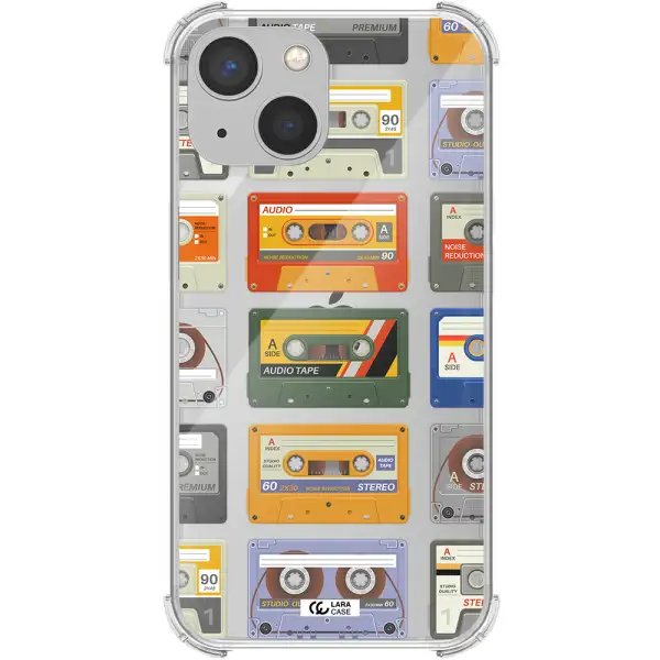 All My Cassettes Apple iPhone 13 mini Clear PC Case