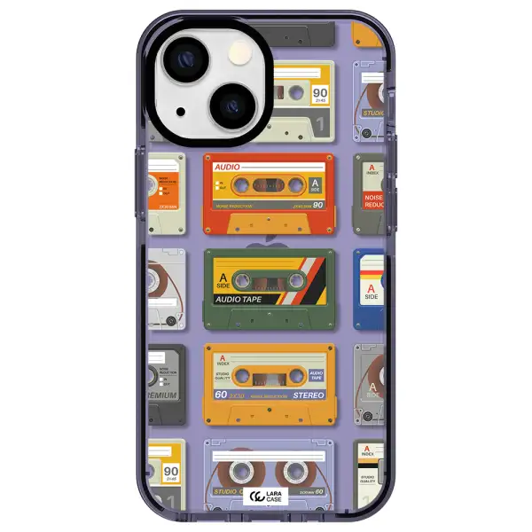 All My Cassettes Apple iPhone 13 mini impact Lilac Case