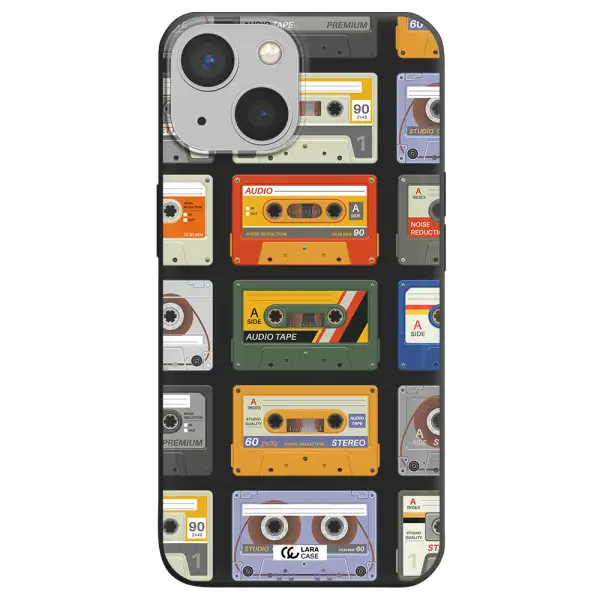 All My Cassettes Apple iPhone 13 mini Silicone black Case