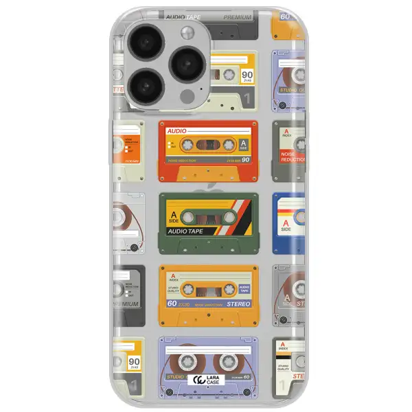 All My Cassettes Apple iPhone 13 Pro Clear TPU Case