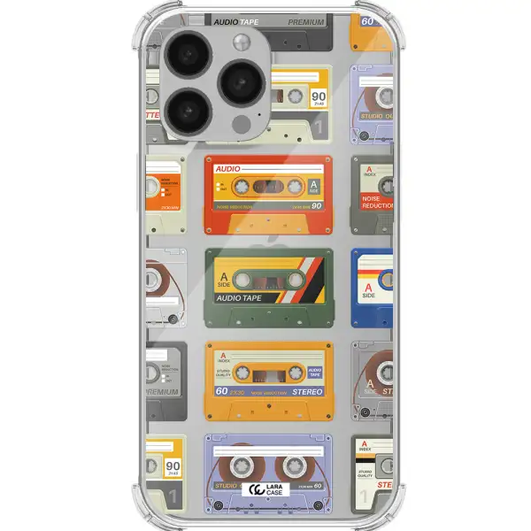 All My Cassettes Apple iPhone 13 Pro Max Clear PC Case