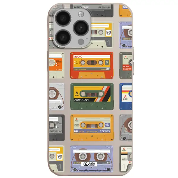All My Cassettes Apple iPhone 13 Pro Silicone Stone Case