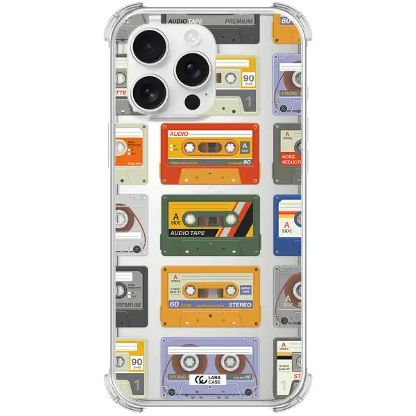 All My Cassettes Apple Iphone 16 Pro Max Clear Pc Case