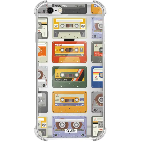 All My Cassettes Apple iPhone 6 Clear PC Case