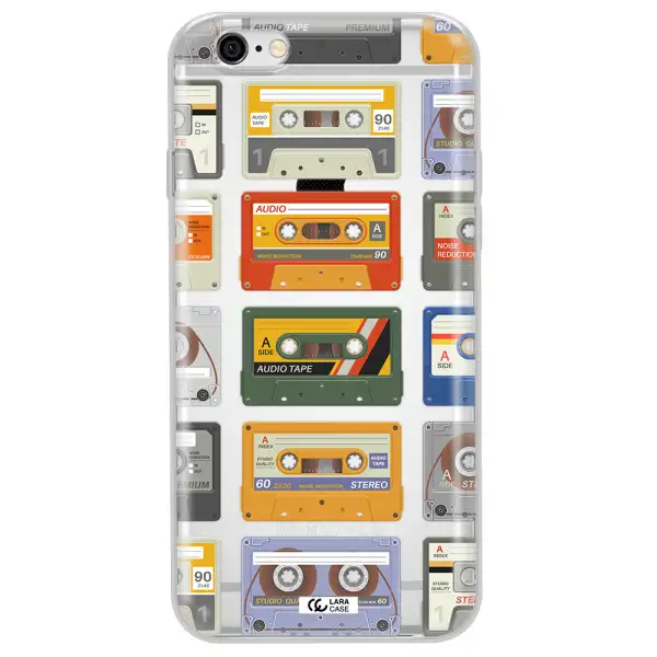 All My Cassettes Apple iPhone 6 Clear TPU Case