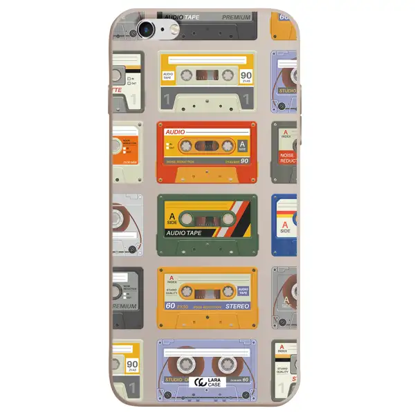 All My Cassettes Apple iPhone 6 s plus Silicone Stone Case